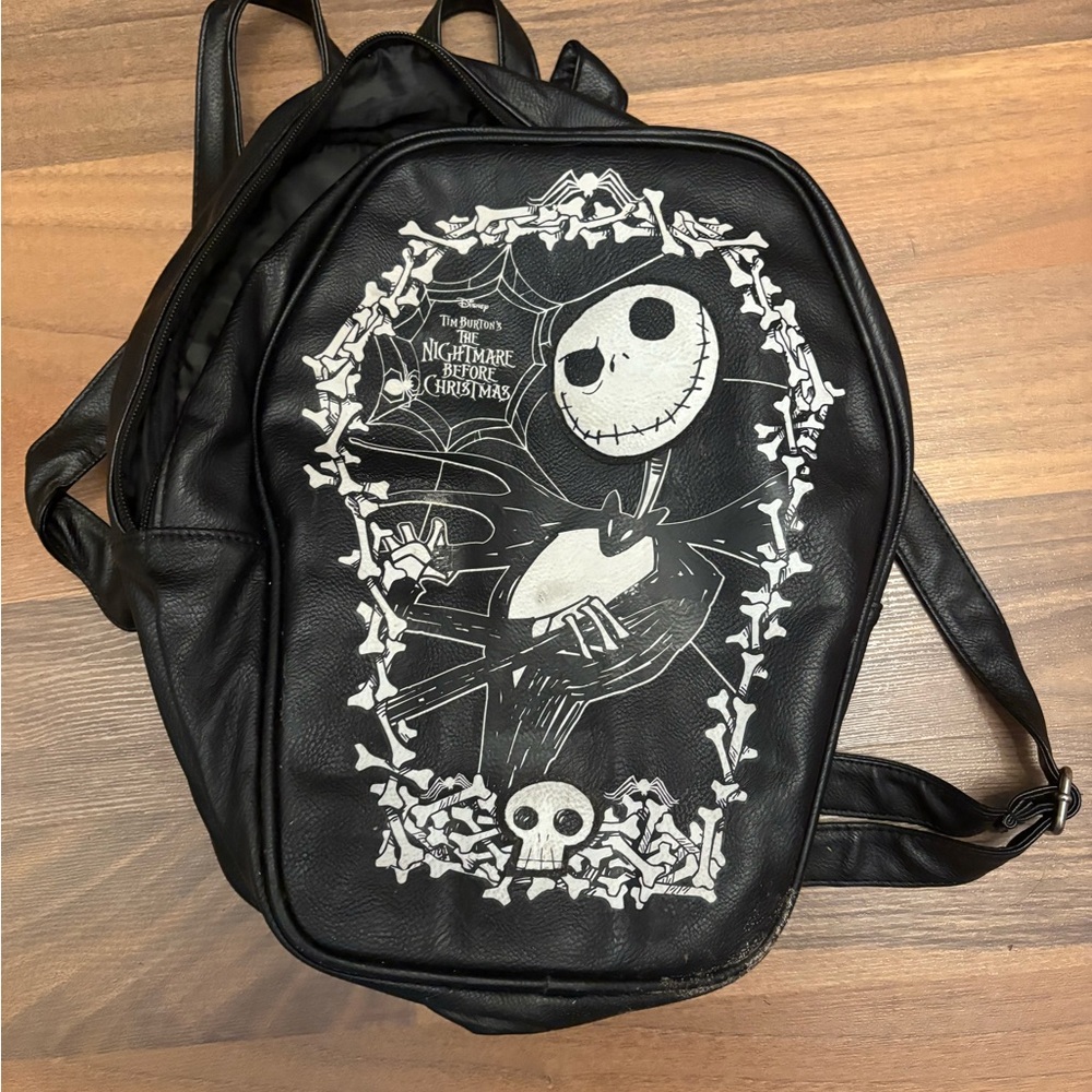 Nightmare Before Christmas Black Backpack